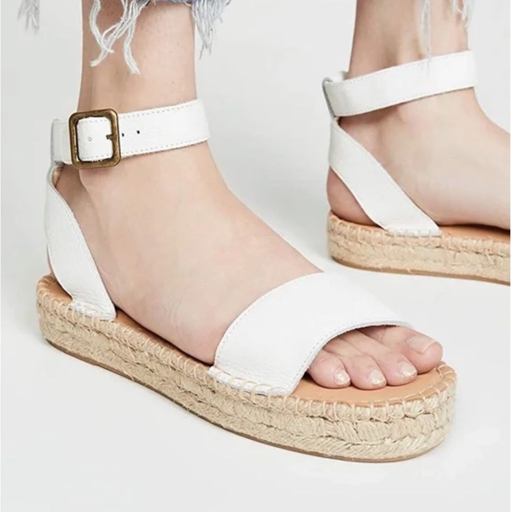 Soludos Cadiz White Espadrille Sandal
